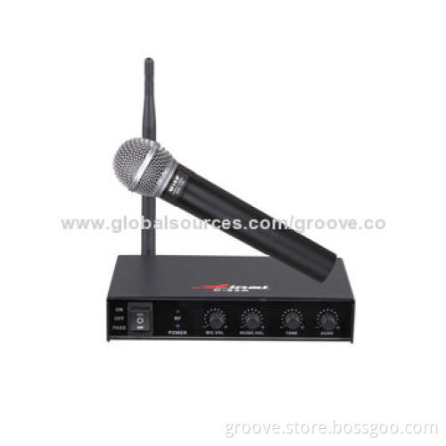 VHF microphone with mixer, high quality, working range over 40m
